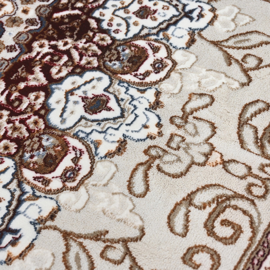 Brown Traditional Turkish Rug 4x6 ft