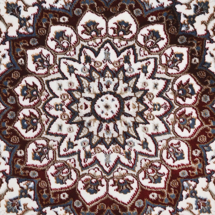 Brown Floral Turkish Rug 4x6 Ft