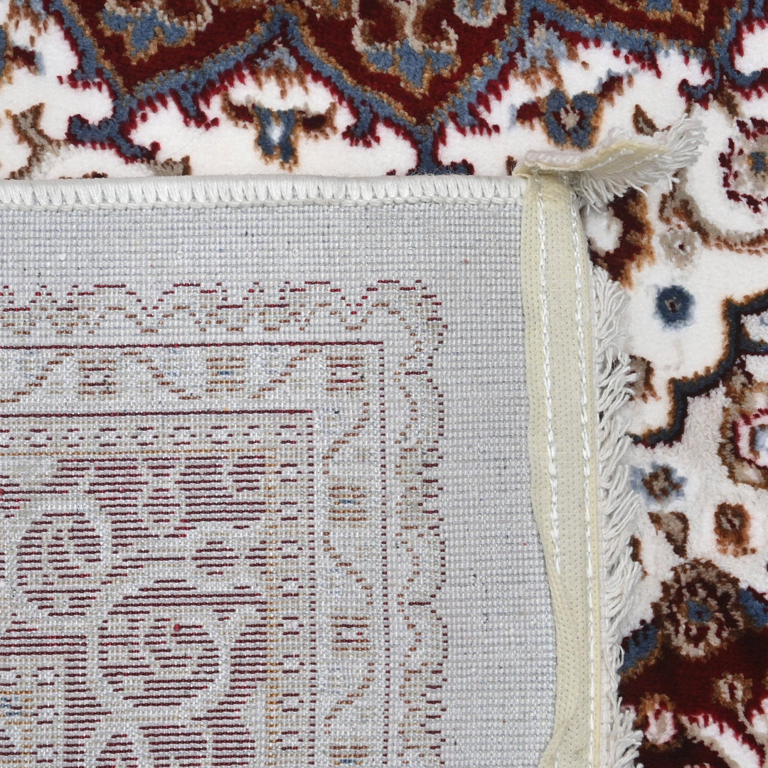 Brown Floral Turkish Rug 4x6 Ft