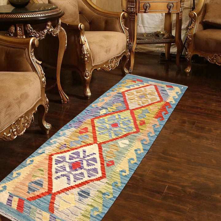 Afghani Kilim - 2x5 Ft