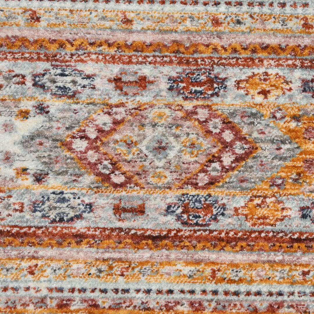 Multi Traditional Turkish Rug 4X6 Ft