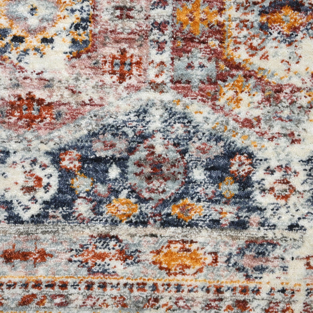 Multi Traditional Turkish Rug 4X6 Ft