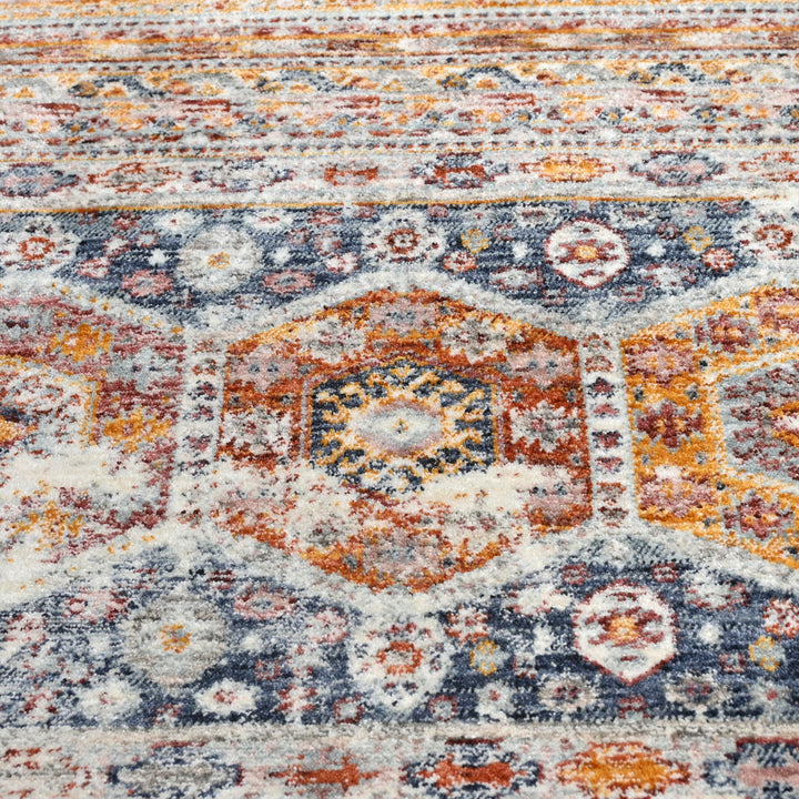 Multi Traditional Turkish Rug 4X6 Ft