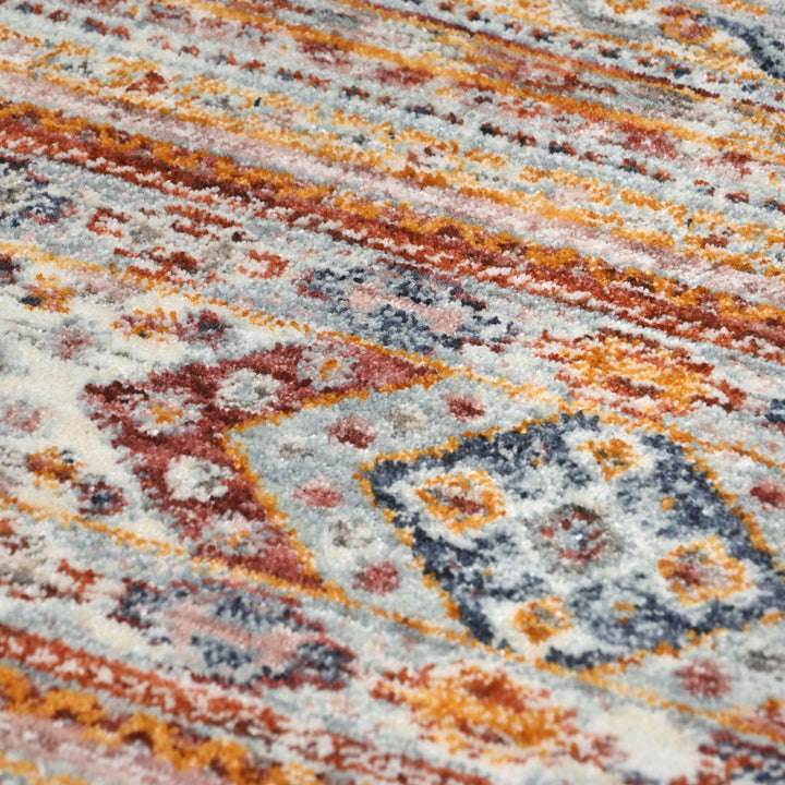 Multi Traditional Turkish Rug 4X6 Ft