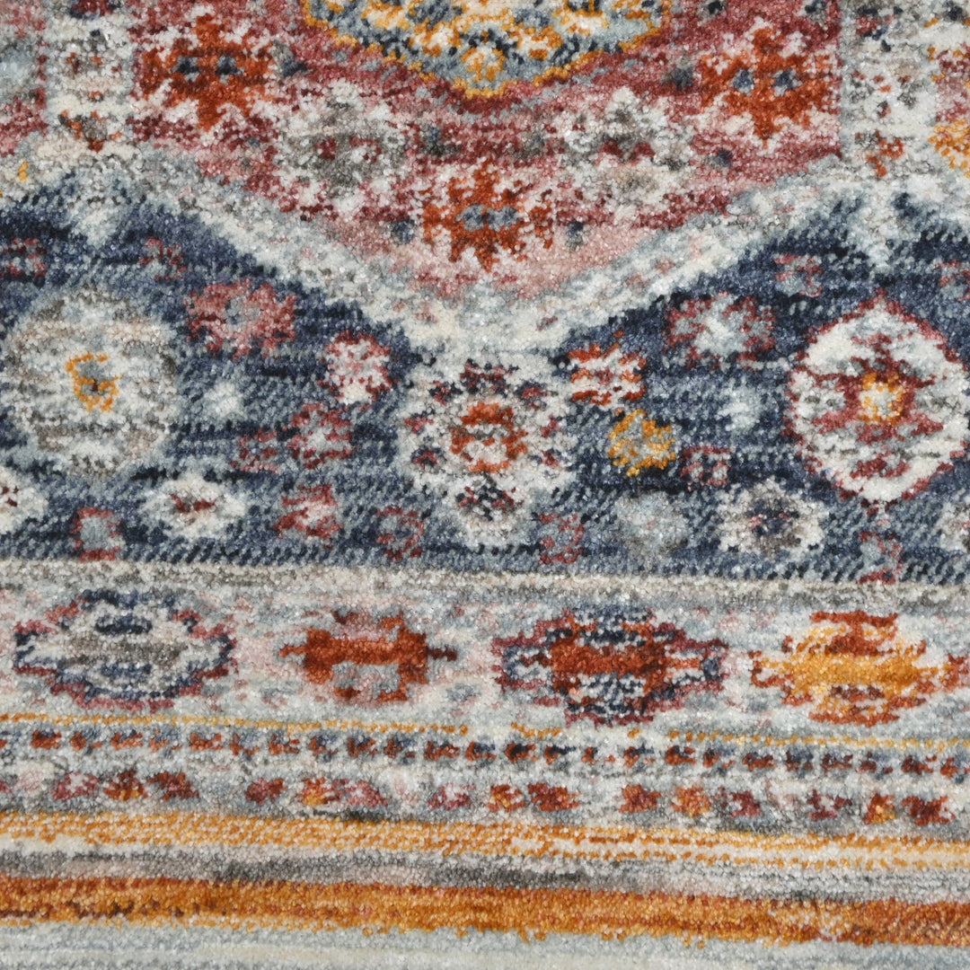 Multi Traditional Turkish Rug 4X6 Ft