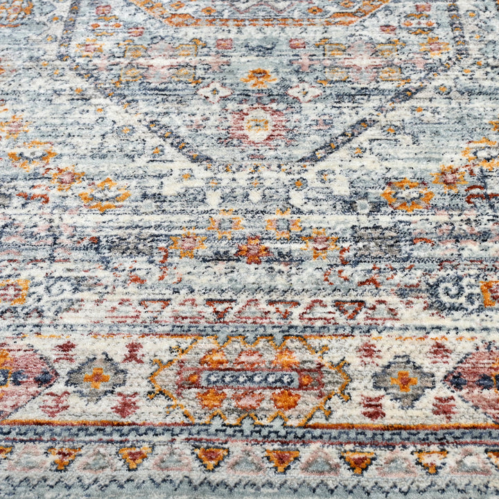Multi Traditional Turkish Rug 4X6 Ft