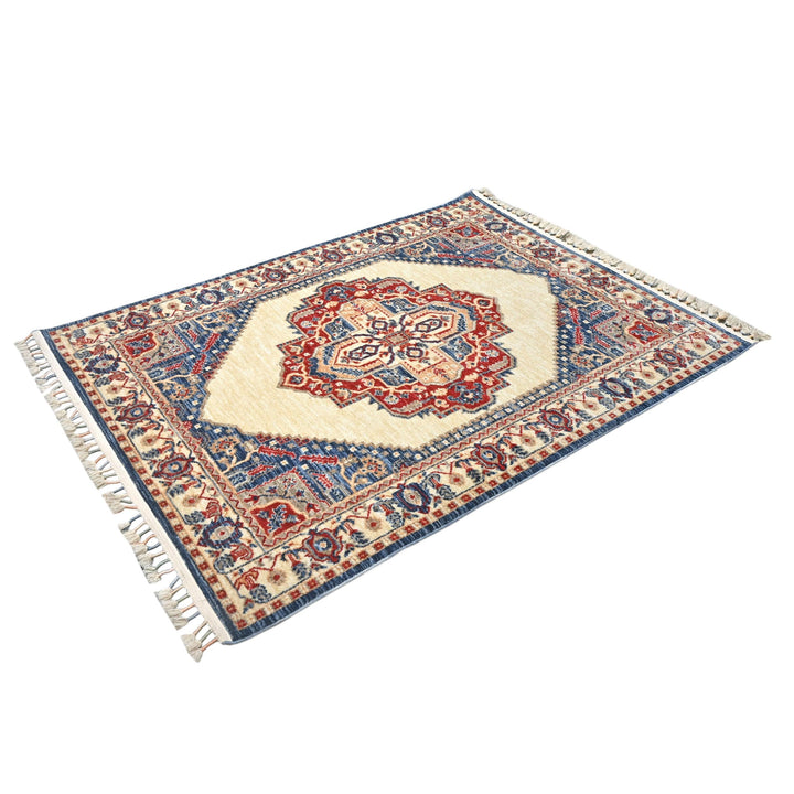 Multi Traditional Turkish Rug 4X6 Ft