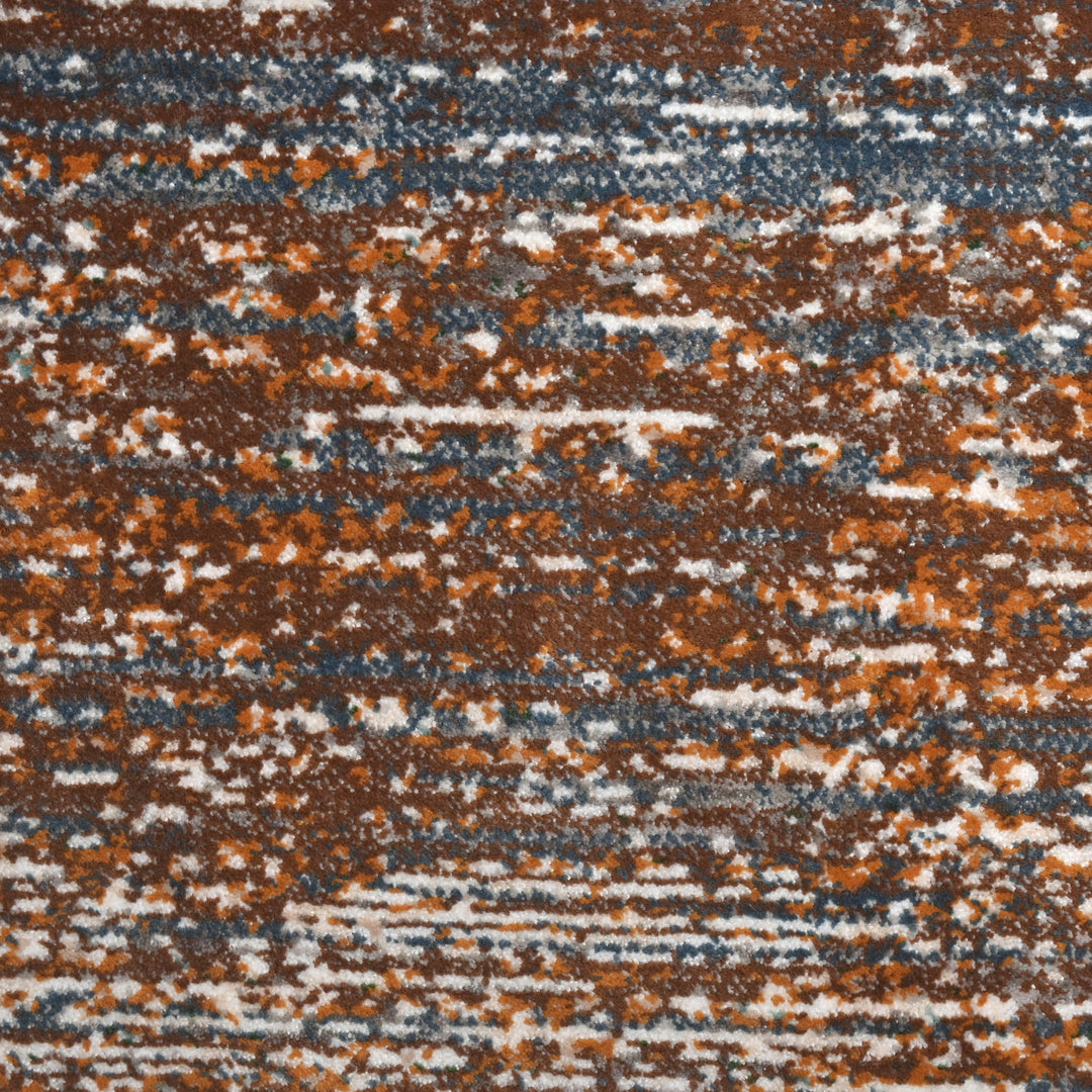 Multi plain Turkish Rug 5x8 Ft