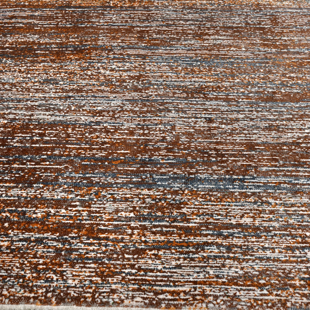 Multi plain Turkish Rug 5x8 Ft