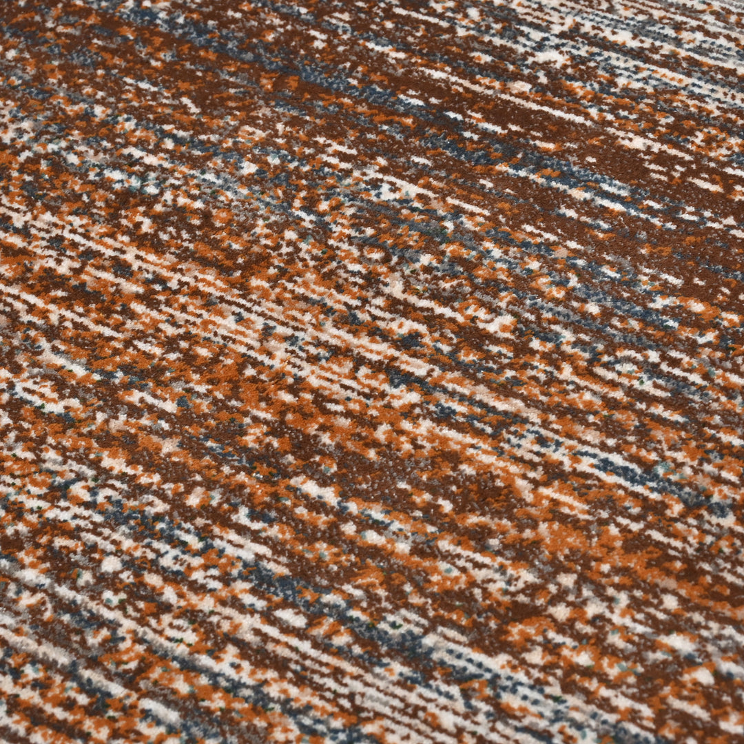 Multi plain Turkish Rug 5x8 Ft