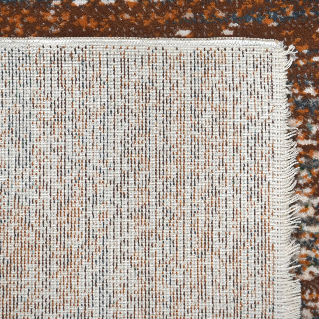Multi plain Turkish Rug 5x8 Ft