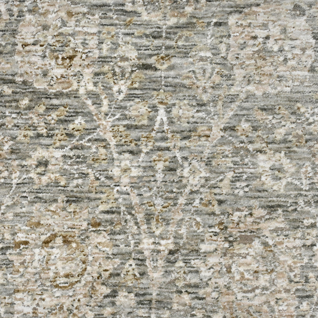 Grey Plain Turkish Rug 5x8 Ft