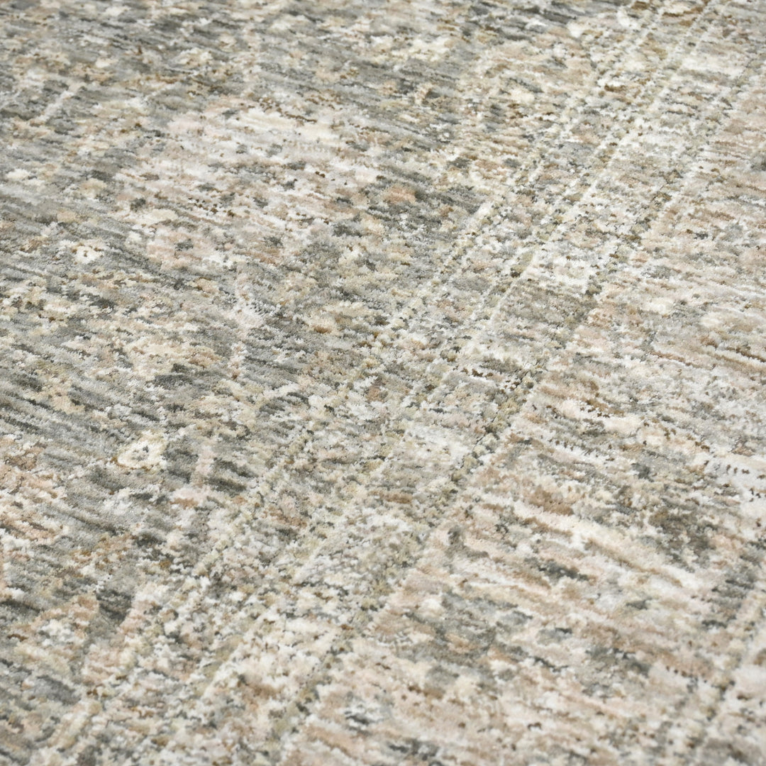 Grey Plain Turkish Rug 5x8 Ft