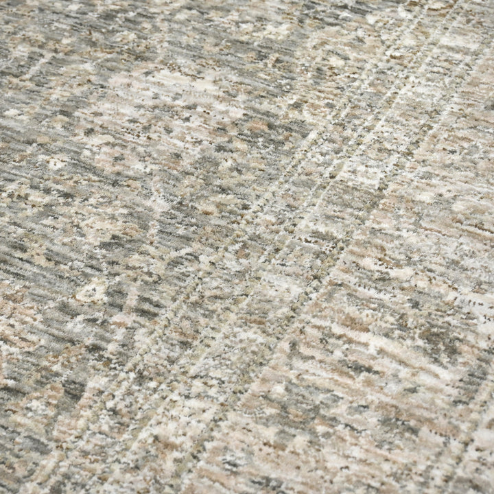 Grey Plain Turkish Rug 5x8 Ft