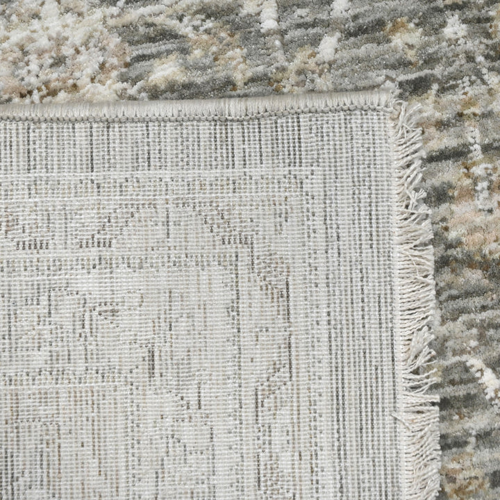 Grey Plain Turkish Rug 5x8 Ft