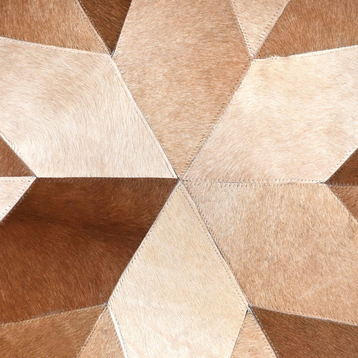 Patchwork Round Rug 3x3 ft