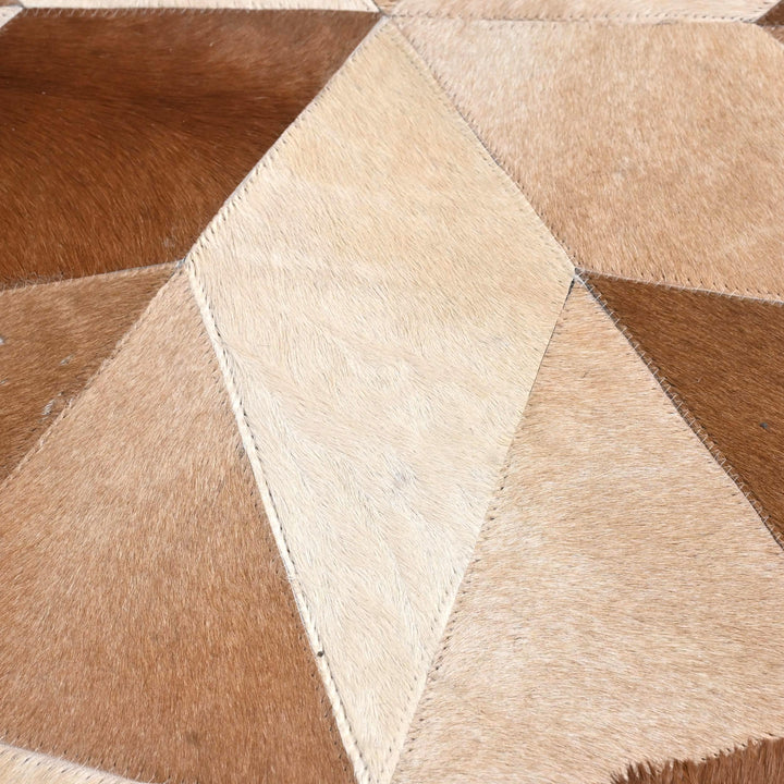 Patchwork Round Rug 2x2 FT