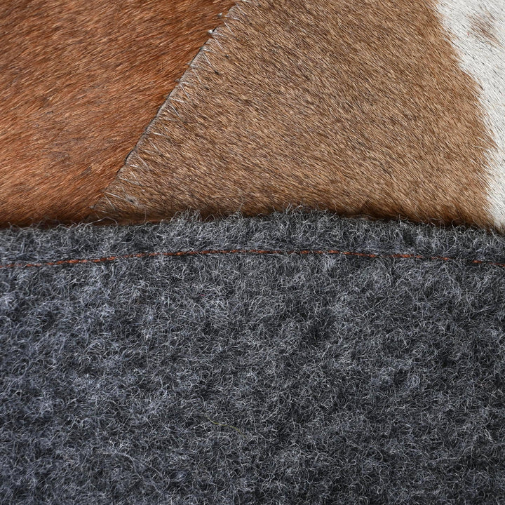 Patchwork Round Rug 4x4 FT