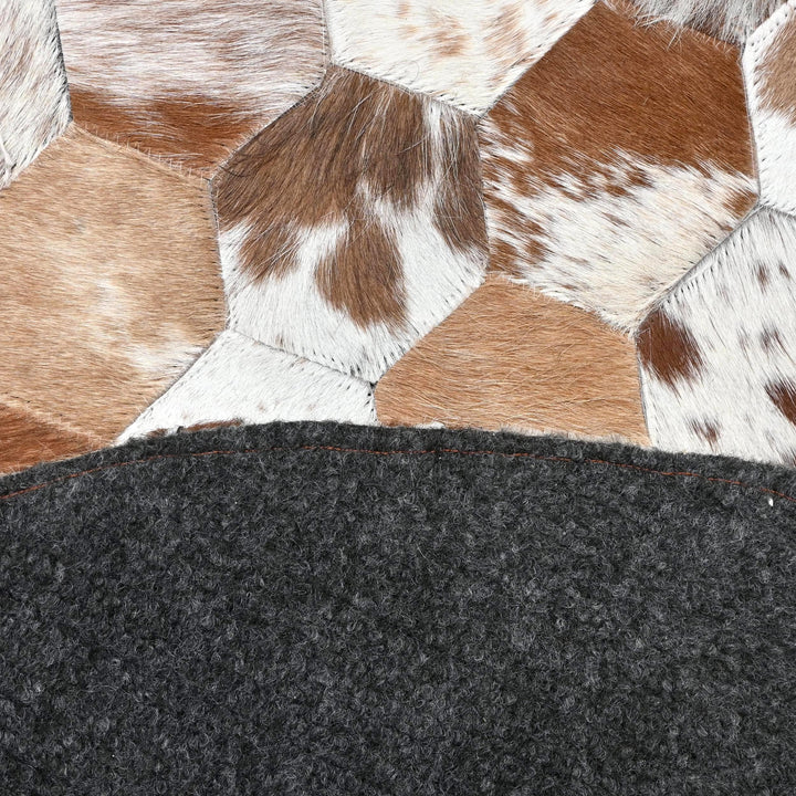 Patchwork Round Rug 4x4 FT