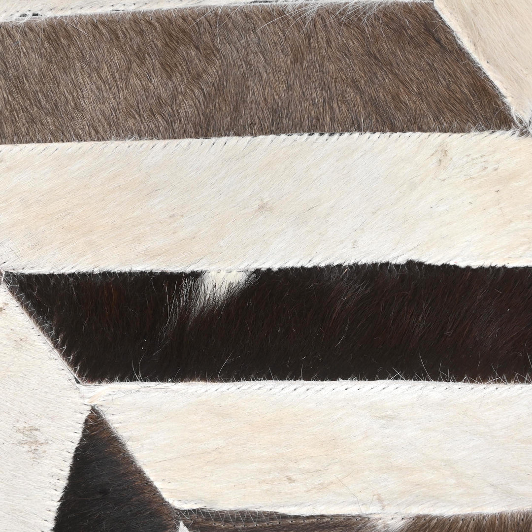 Patchwork Round Rug 4x4 FT