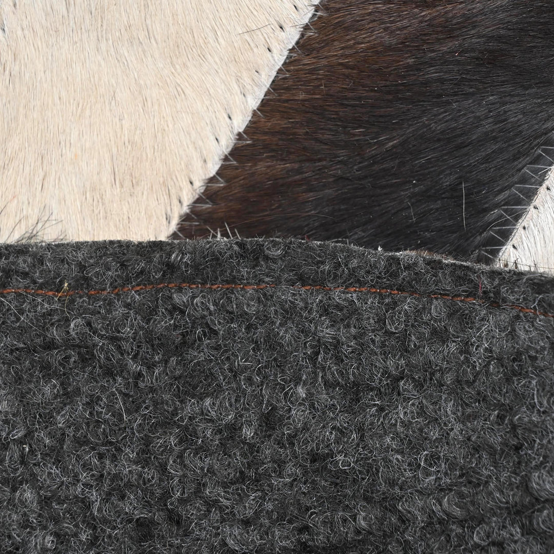 Patchwork Round Rug 4x4 FT