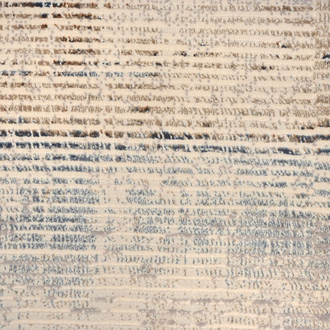 Beige Stripe Turkish Rug 2.5x5 Ft