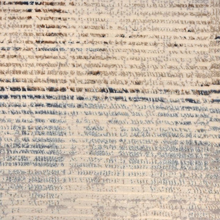 Beige Stripe Turkish Rug 2.5x5 Ft