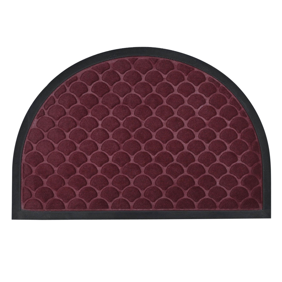 Non-Slip Semi Circle Door Mat 40x60 CM