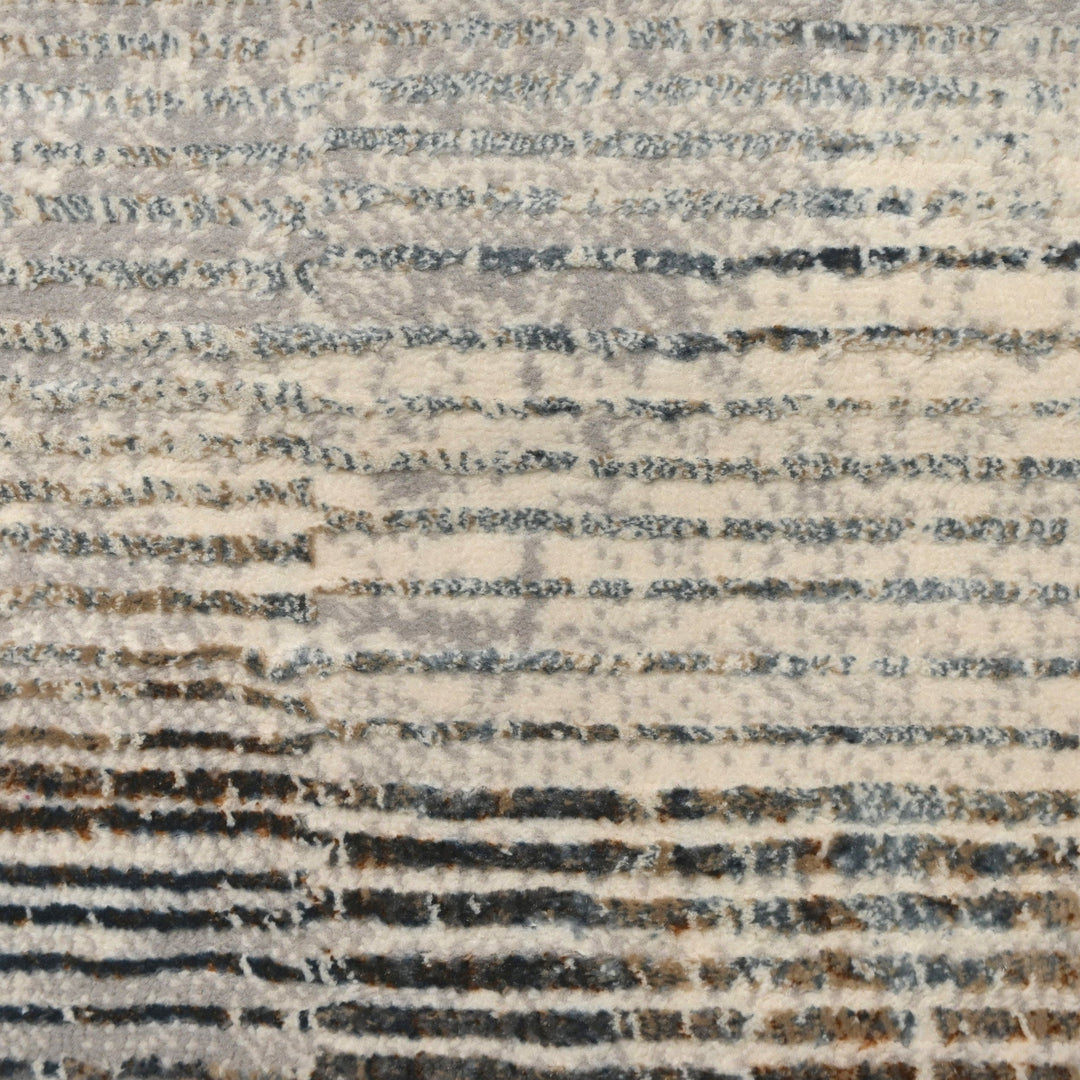 Beige Stripe Turkish Rug 2.5x5 Ft