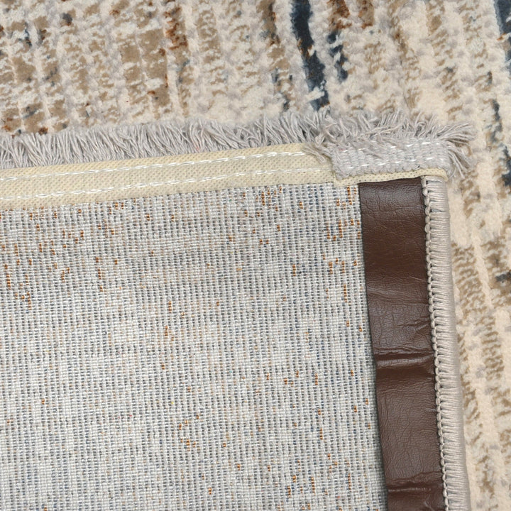 Beige Stripe Turkish Rug 2.5x5 Ft