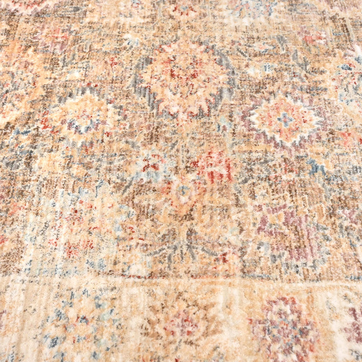 Beige Traditional Turkish Rug 4X6 Ft