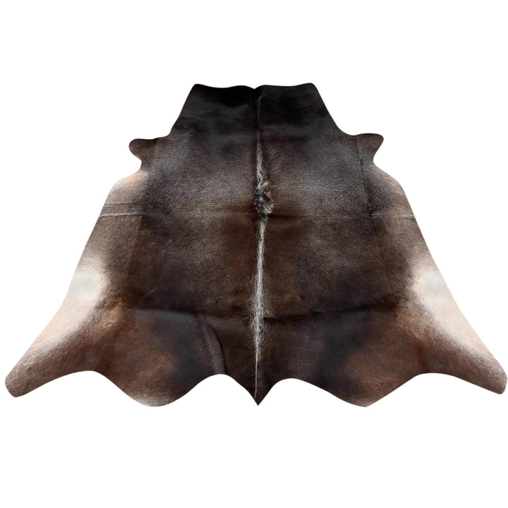 Brazilian Dark Tricolor Cowhide Cow Hide 4.5x4.5 FT