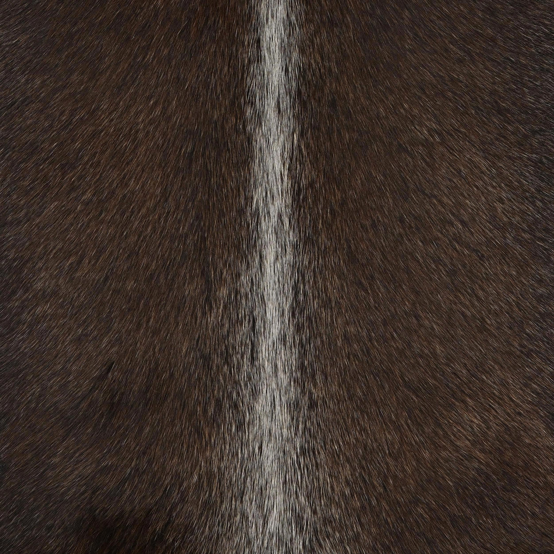 Brazilian Dark Tricolor Cowhide Cow Hide 4.5x4.5 FT