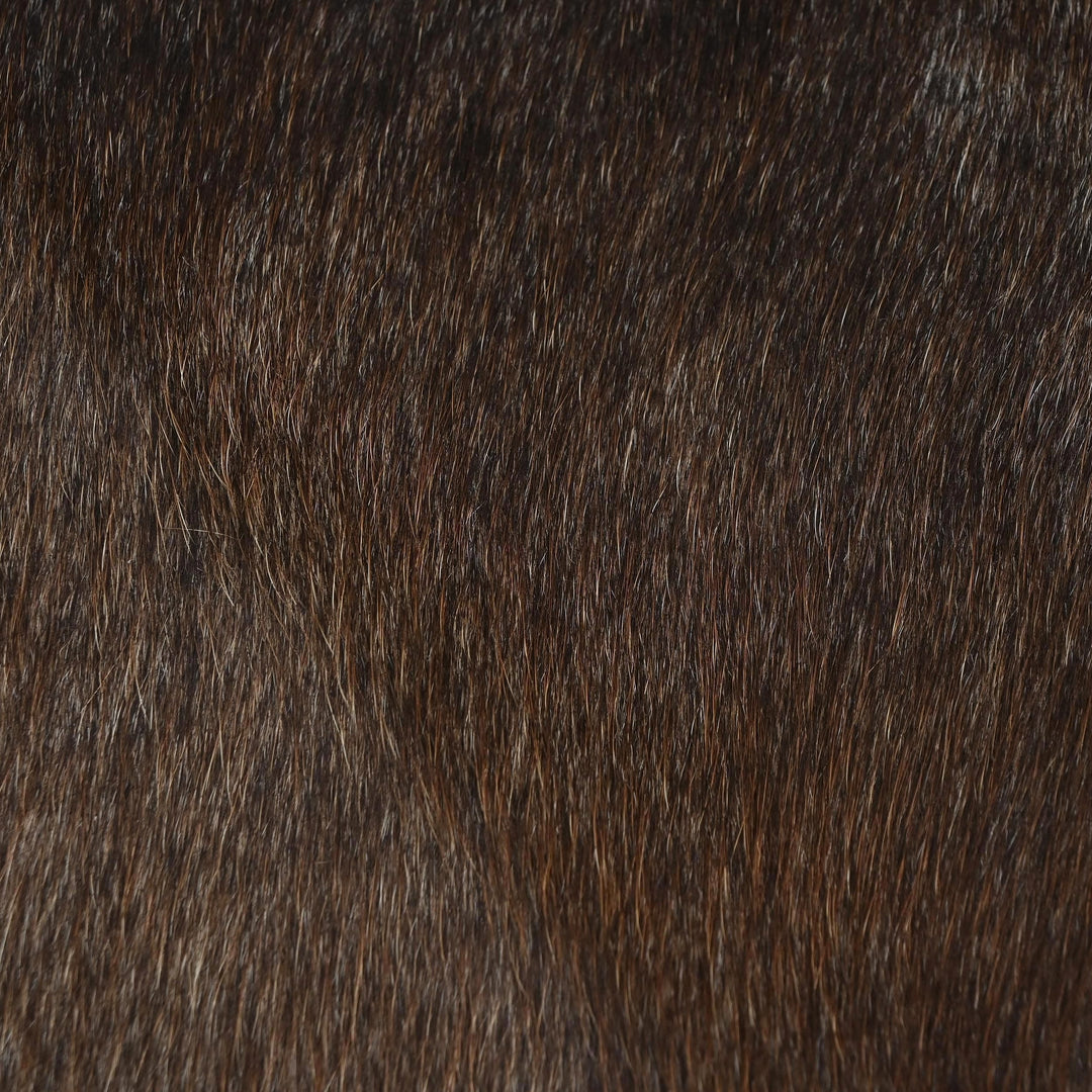Brazilian Dark Tricolor Cowhide Cow Hide 4.5x4.5 FT