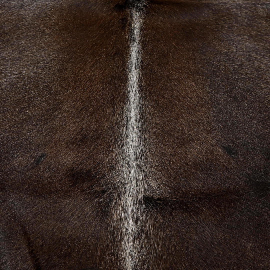 Brazilian Dark Tricolor Cowhide Cow Hide 4.5x4.5 FT