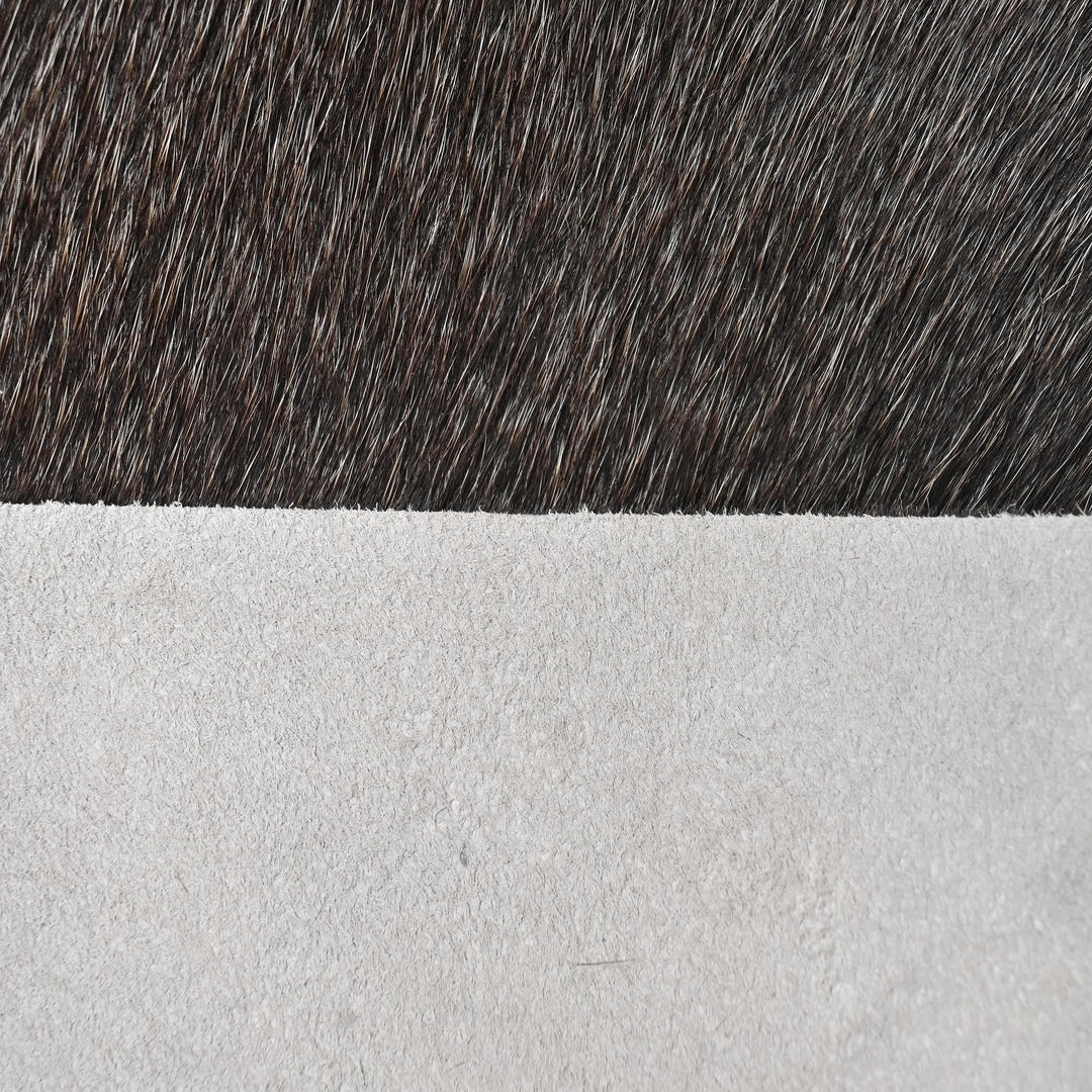 Brazilian Dark Tricolor Cowhide Cow Hide 4.5x4.5 FT