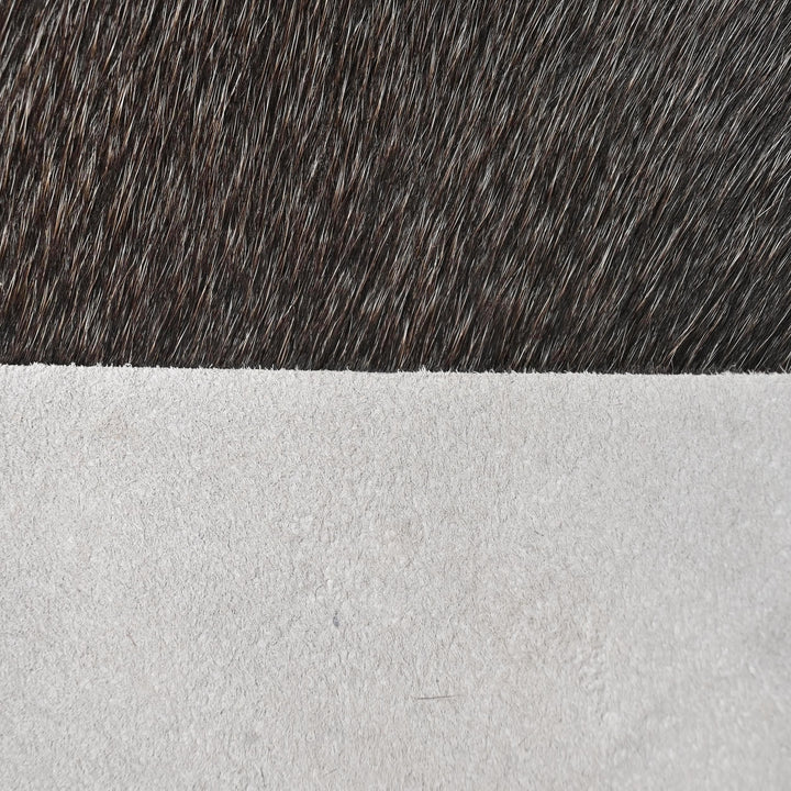 Brazilian Dark Tricolor Cowhide Cow Hide 4.5x4.5 FT