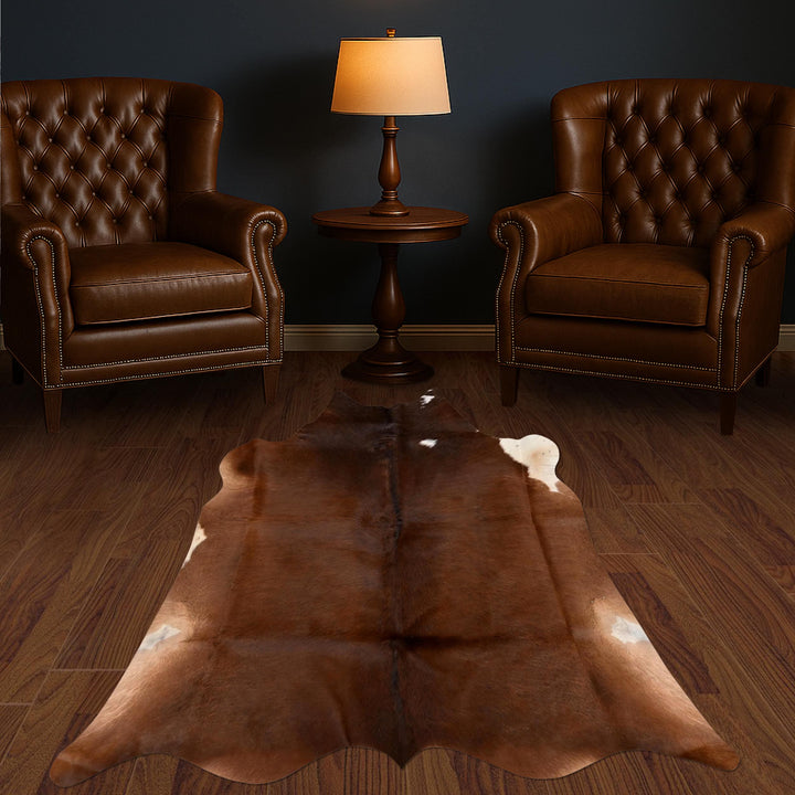 Brazilian Tricolour Cow Hide 4X4.5 FT