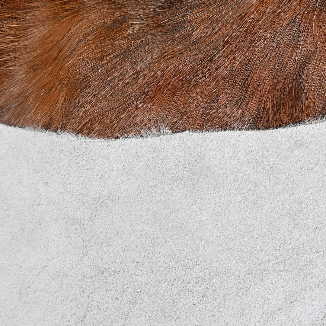 Brazilian Tricolour Cowhide Cow Hide 5x4.5 FT