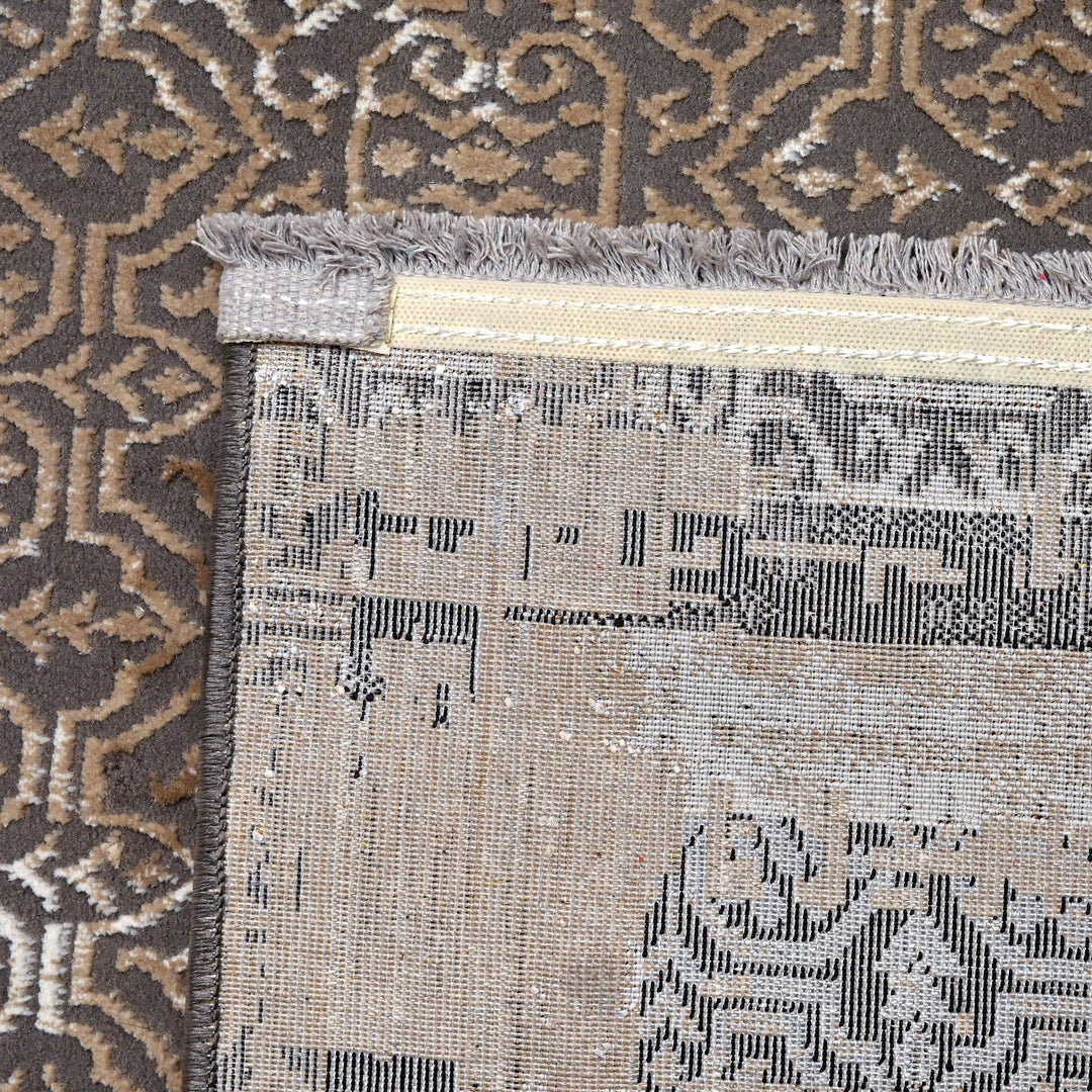 Beige Splash Turkish Rug 7x10 ft