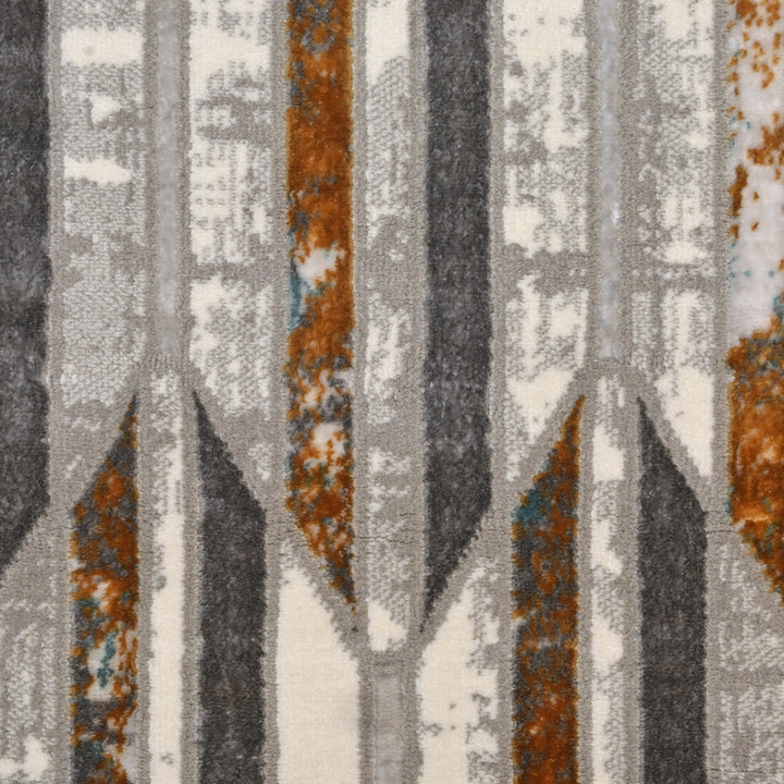 Multi Geometric Turkish Rug 5X8 Ft