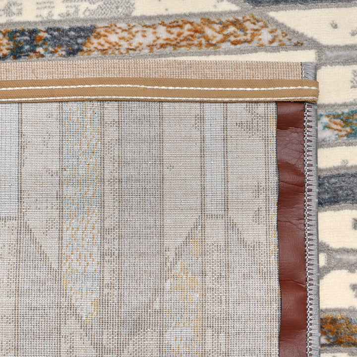 Multi Geometric Turkish Rug 5X8 Ft