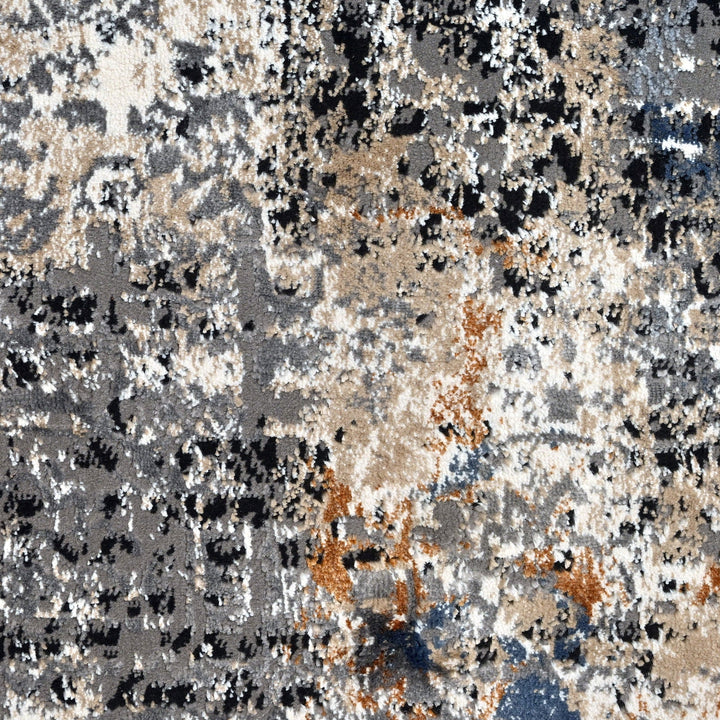 Light Grey Vintage Turkish Rug 5X8 Ft