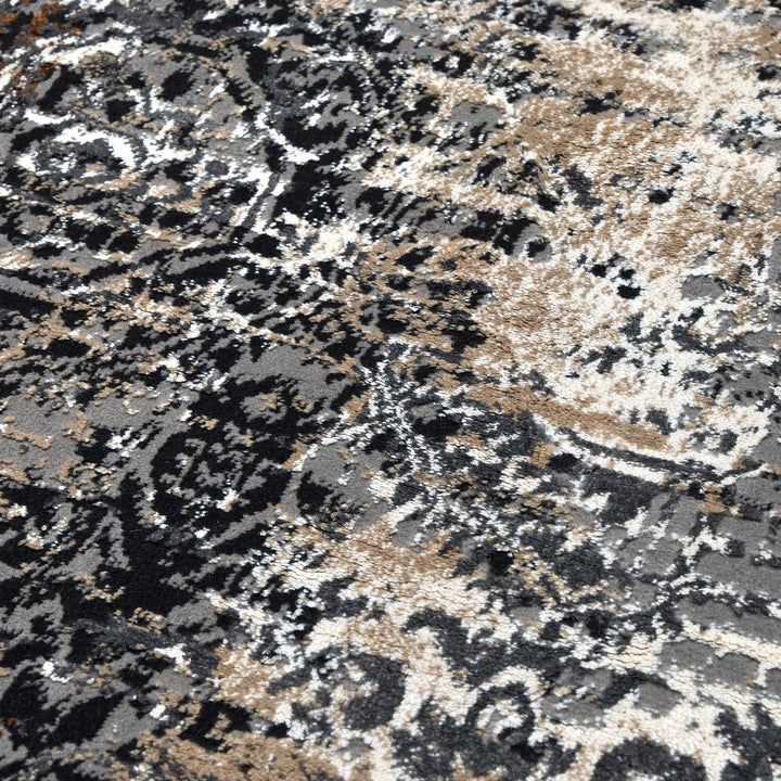 Light Grey Vintage Turkish Rug 5X8 Ft