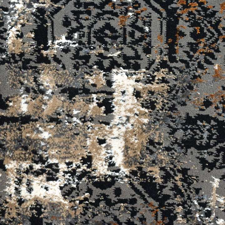 Light Grey Vintage Turkish Rug 5X8 Ft