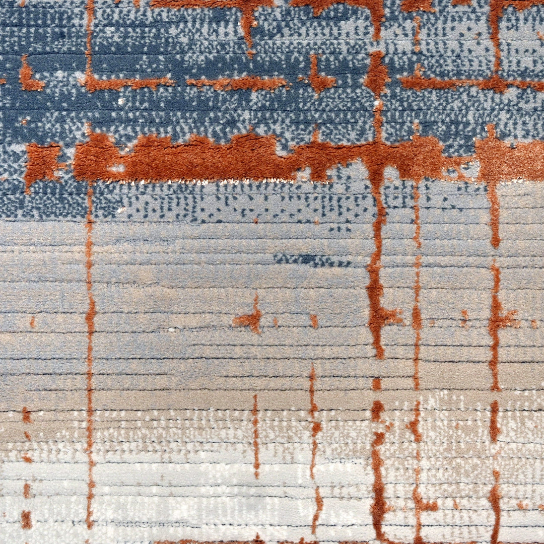 Beige Strips Turkish Rug 4x6 ft