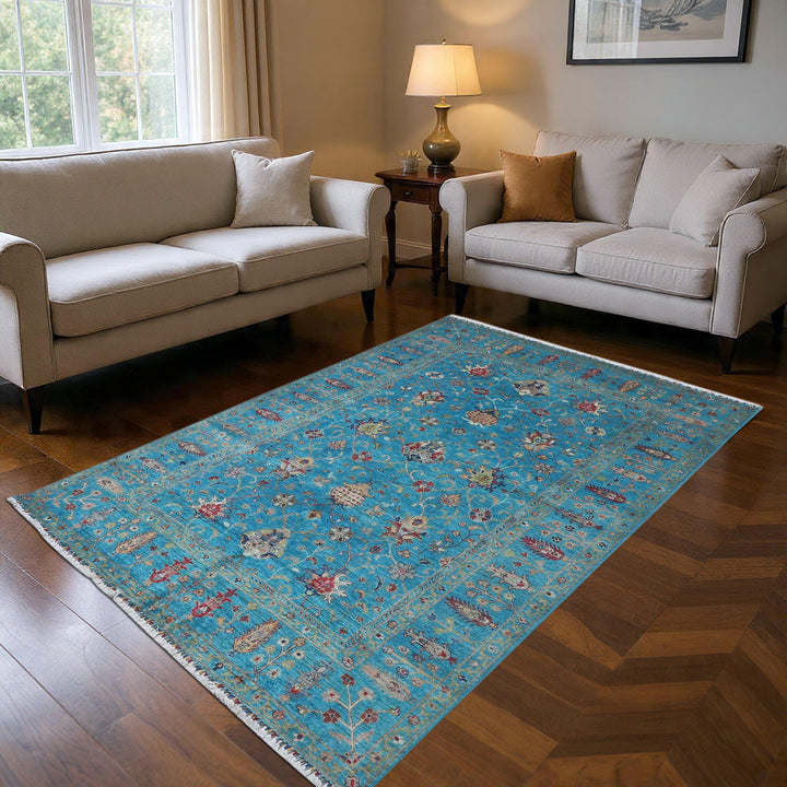 Khurjin Handmade Rug 7x10 FT