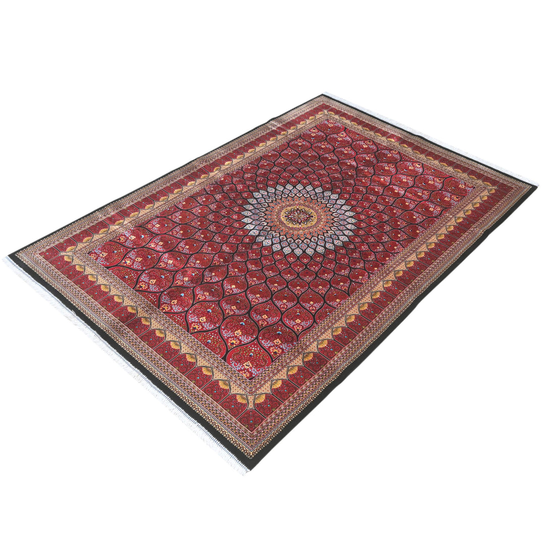 Supreme Fine Persian Silk Rug 4X6 Ft