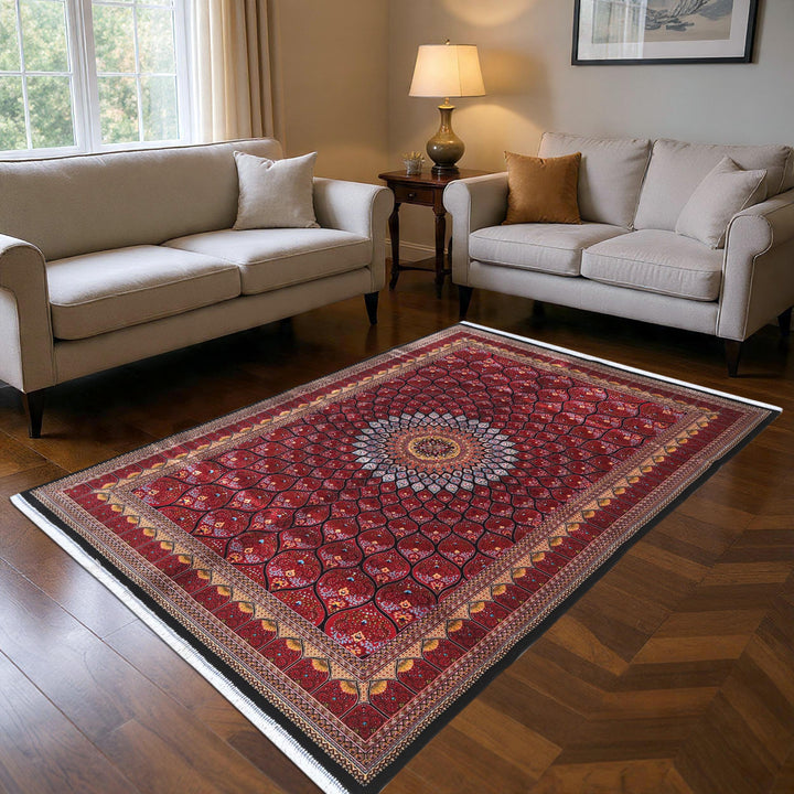 Supreme Fine Persian Silk Rug 4X6 Ft