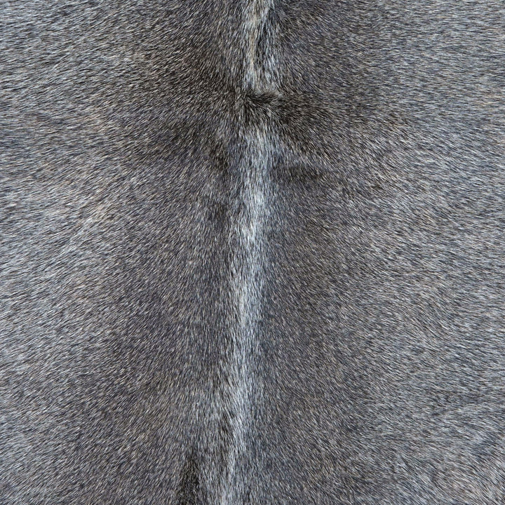 Salt & Pepper Brindle Cowhide Rug 4X4.5 FT